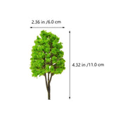 NUOBESTY 10PCS Small Tree Model Miniature Model Trees Scenery Scale Model Scenery Model Tree Model Train Trees Railroad Plants for Kids Lifelike Tree Decor Plastic Child sisal Tree Mix